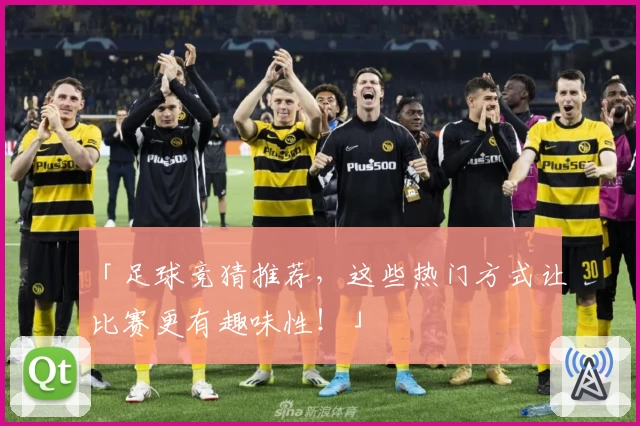 「足球竞猜推荐，这些热门方式让比赛更有趣味性！」